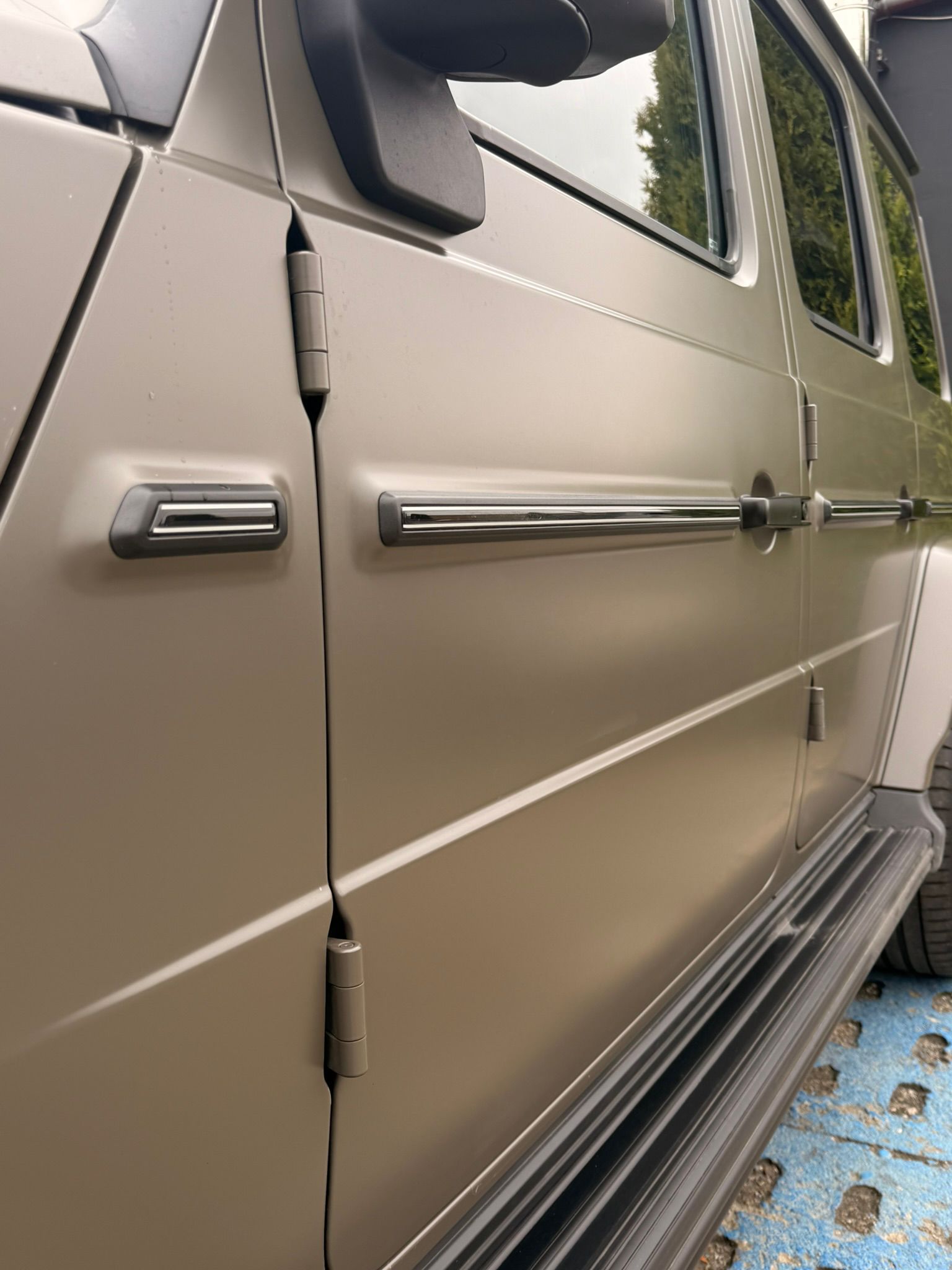 Mercedes G-Class - folia ochronna na drzwiach
