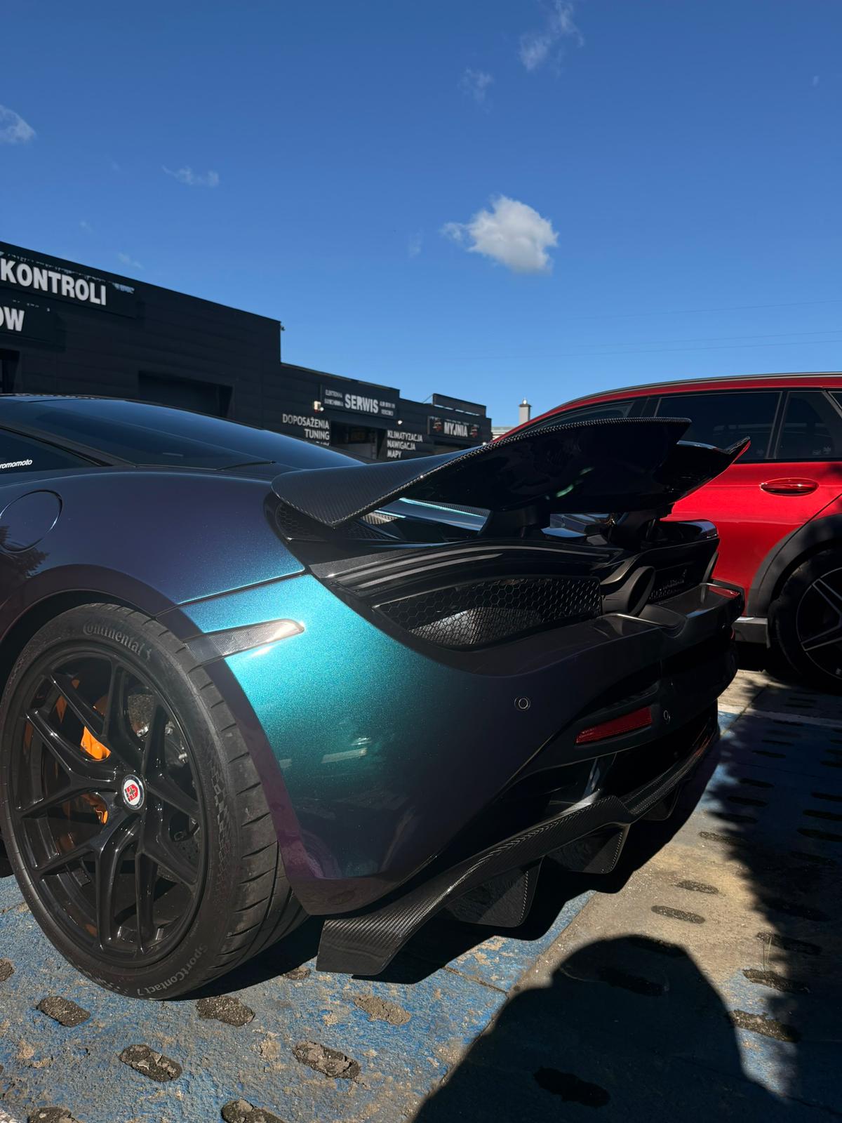 McLaren 720S - folia chameleon zmieniająca kolor