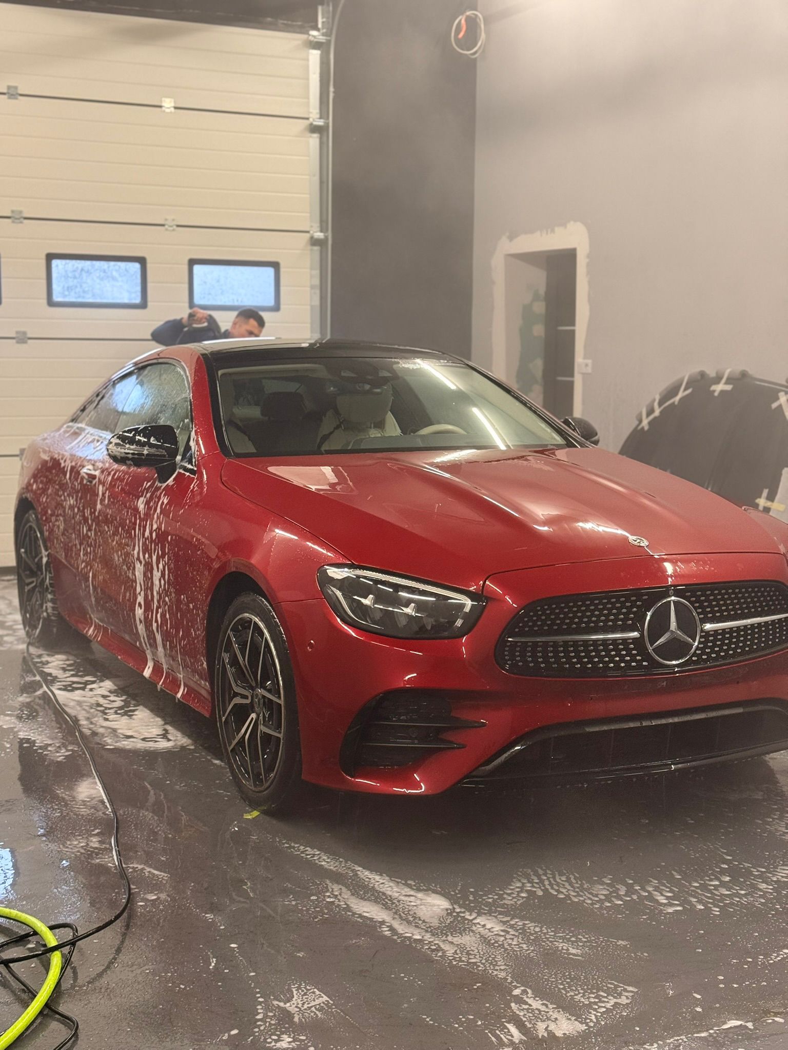 Mercedes E-Class - proces aplikacji folii PPF