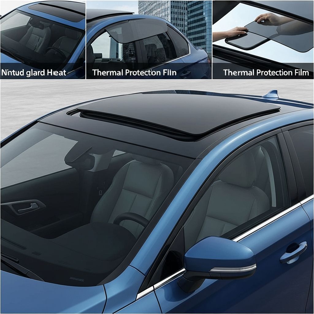 Przyciemnianie dachu panoramicznego